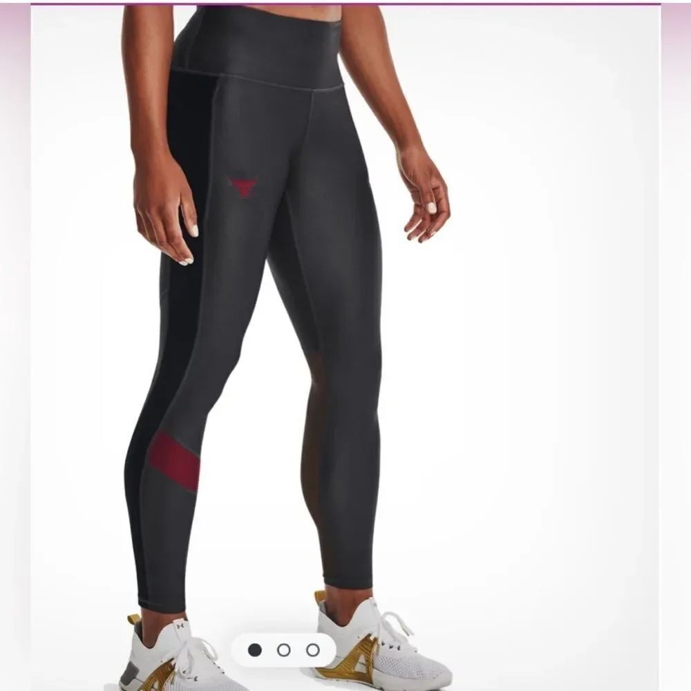 Women's UA Project Rock HeatGear® No-Slip Waistband Leggings size XS